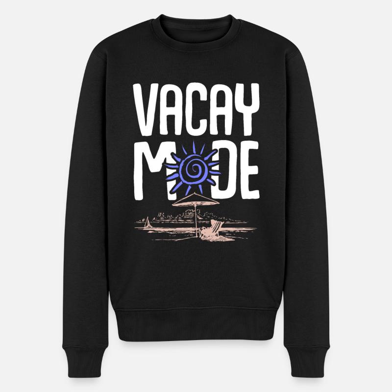 vacances d’été - Pull Premium bio Homme - noir