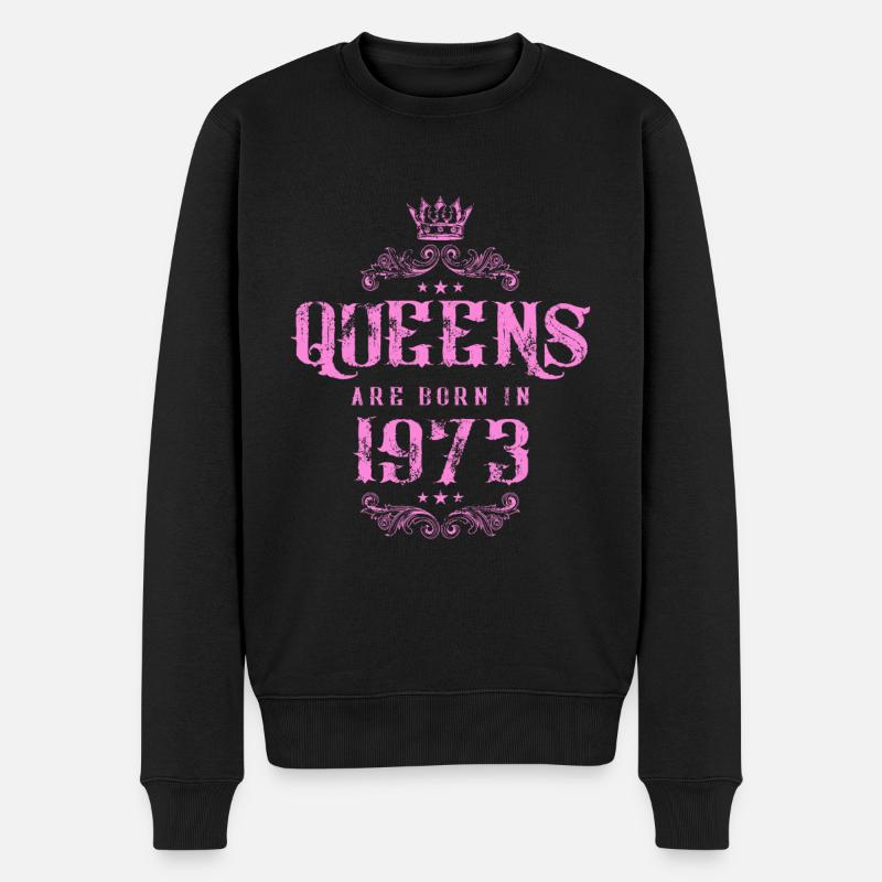né en 1973 - Pull Premium bio Homme - noir