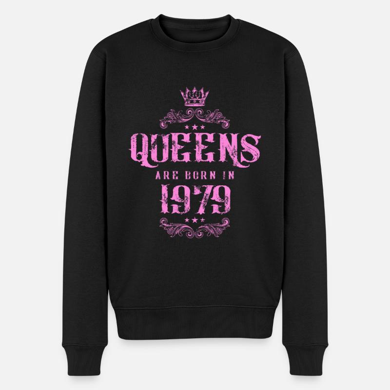 né en 1979 - Pull Premium bio Homme - noir