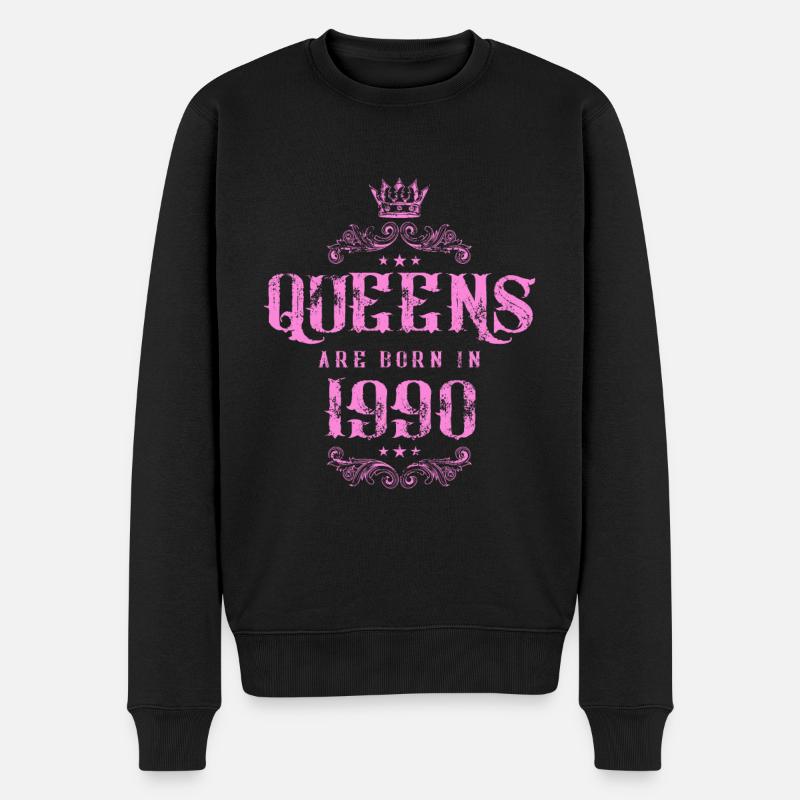 né en 1990 - Pull Premium bio Homme - noir