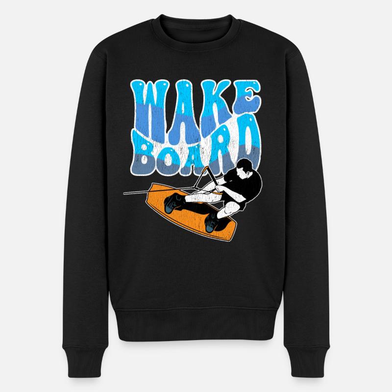 Wakeboarding Wakeboard - Pull Premium bio Homme - noir