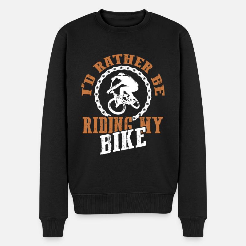 slogan vélo - Pull Premium bio Homme - noir