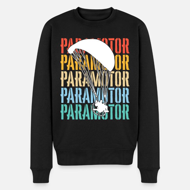 Paramotoring Paramotor - Men's Premium Organic Jumper - black