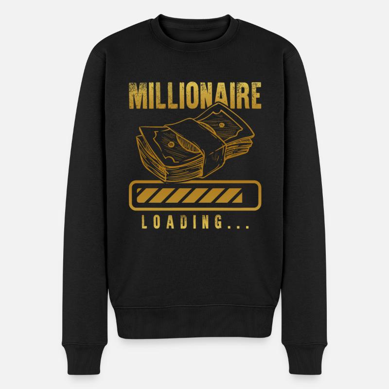 chargement millionnaire - Pull Premium bio Homme - noir