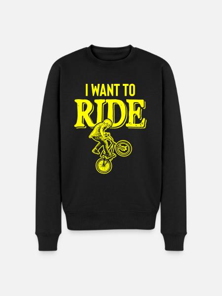 bmx ride - Men's Premium Organic Jumper - black
