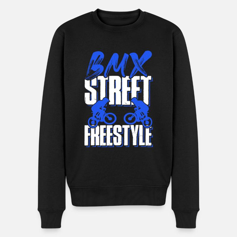 bmx freestyle - Pull Premium bio Homme - noir