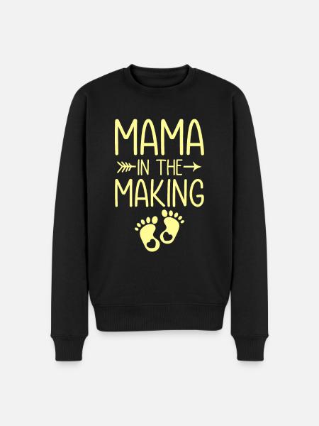 maman bébé - Pull Premium bio Homme - noir