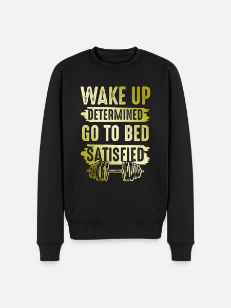 be strong god bible - Men's Premium Organic Jumper - black