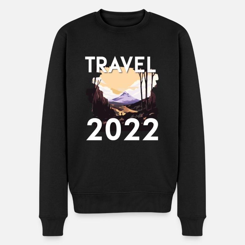 Voyage 2022 - Pull Premium bio Homme - noir
