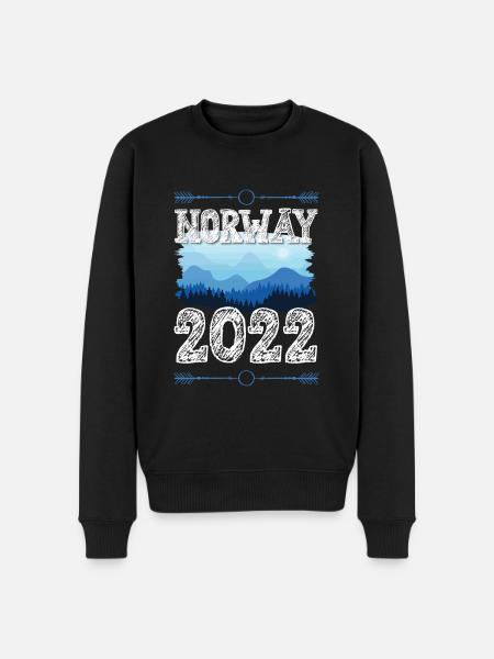 Norway 2022 - Men's Premium Organic Jumper - black