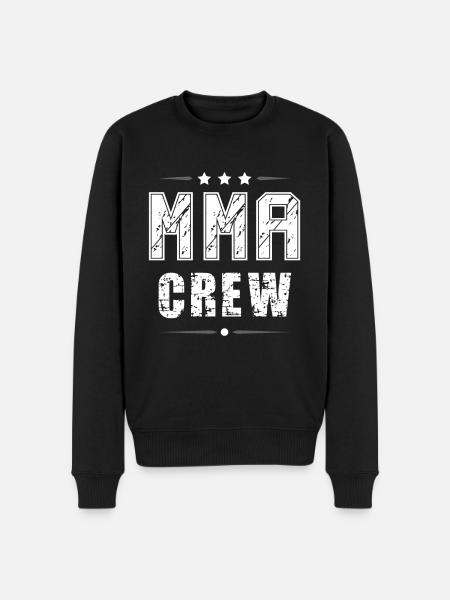 Mma Crew - Männer Premium Bio Pullover - Schwarz
