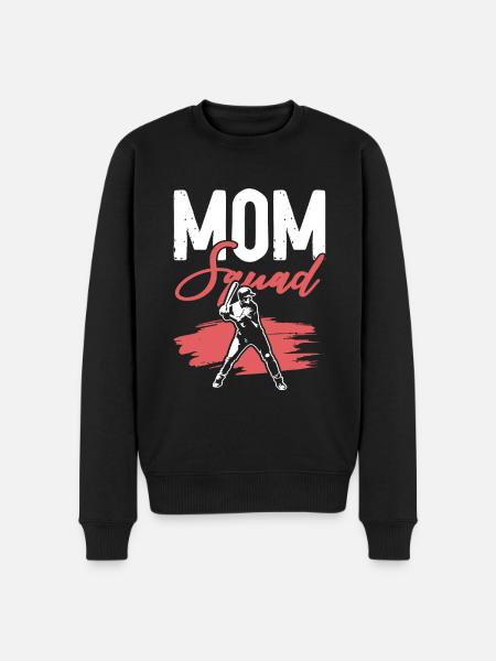 Baseball Mom Squad - Men's Premium Organic Jumper - black