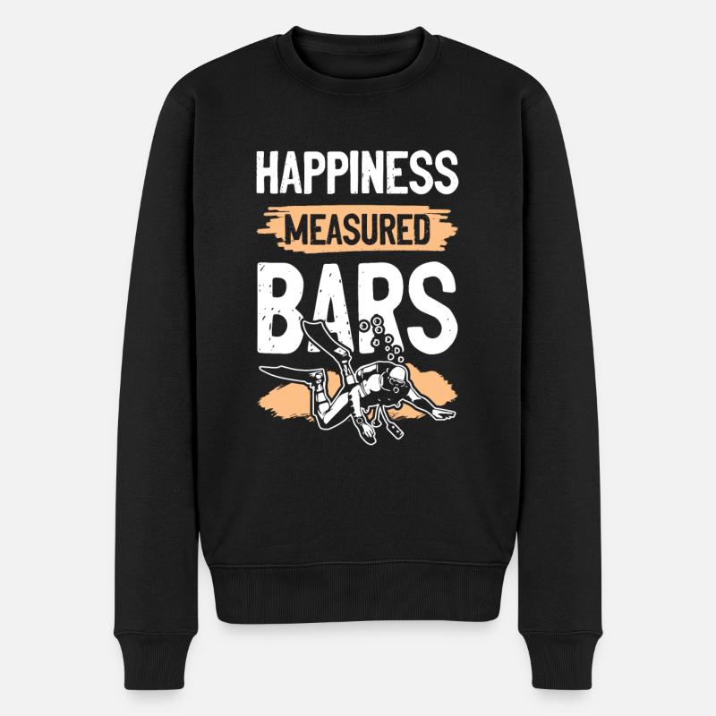 Plongée Bonheur - Pull Premium bio Homme - noir