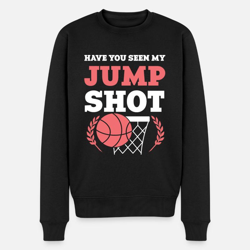 Sports de basket-ball - Pull Premium bio Homme - noir