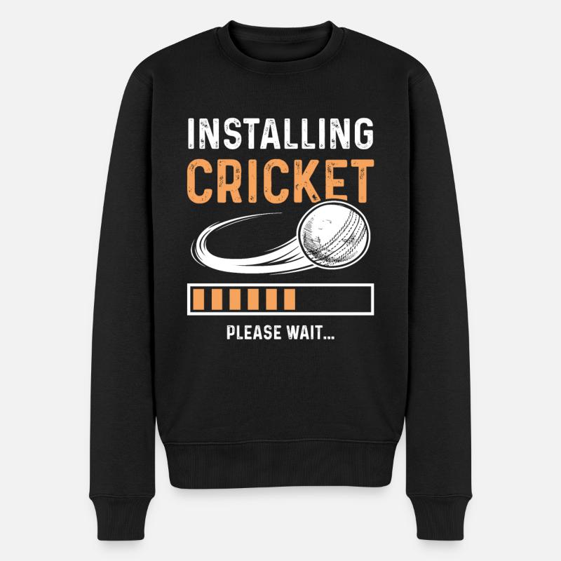Installer le cricket - Pull Premium bio Homme - noir