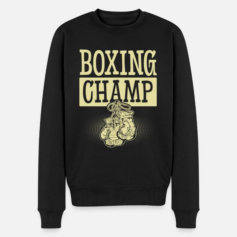 Champion de boxe - Pull Premium bio Homme - noir