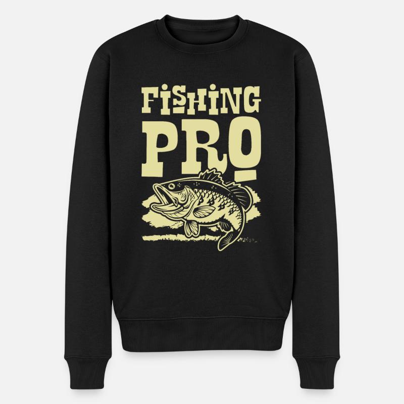 Pro de la pêche - Pull Premium bio Homme - noir