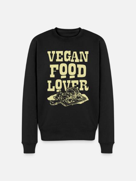 Vegan Lover - Men's Premium Organic Jumper - black