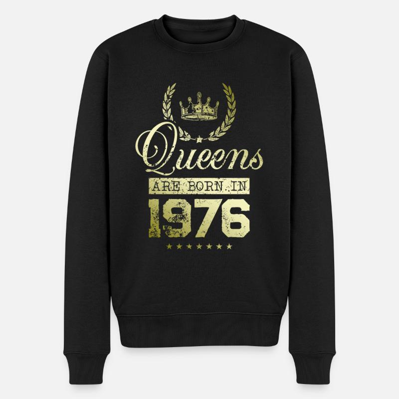 Queens née en 1976 - Pull Premium bio Homme - noir