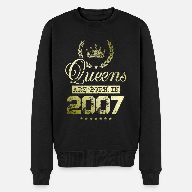 Queens nées en 2007 - Pull Premium bio Homme - noir