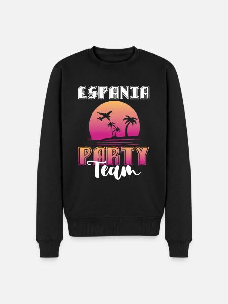 Spain Party Team - Men's Premium Organic Jumper - black