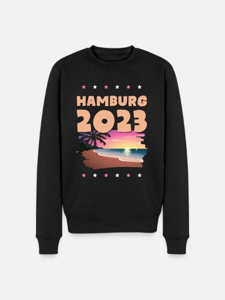 Hambourg 2023 - Pull Premium bio Homme - noir