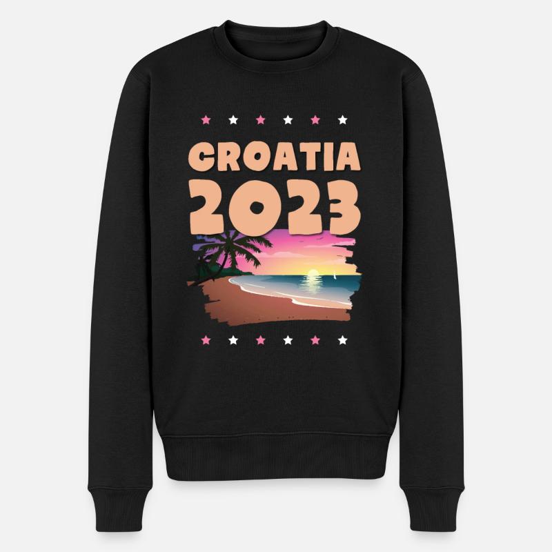 Croatie 2023 - Pull Premium bio Homme - noir
