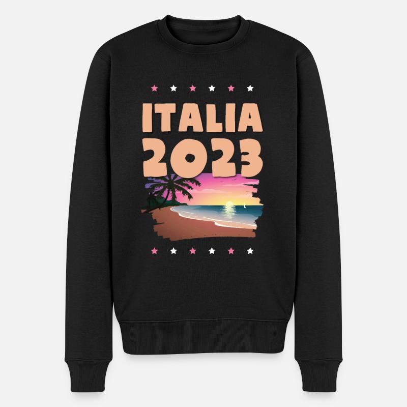 Italie 2023 - Pull Premium bio Homme - noir