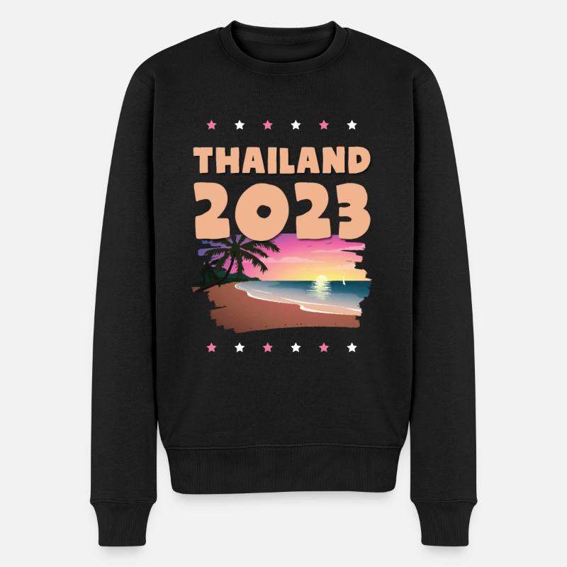 Thaïlande 2023 - Pull Premium bio Homme - noir