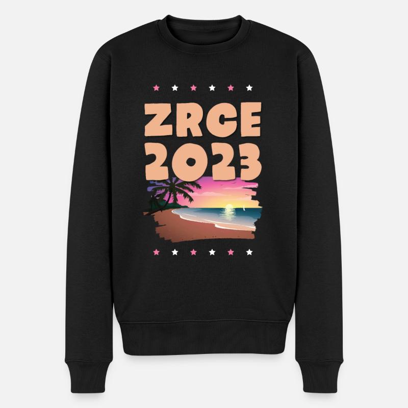 Zrce 2023 - Männer Premium Bio Pullover - Schwarz