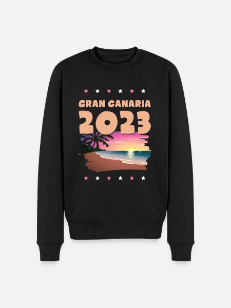 Gran Canaria 2023 - Men's Premium Organic Jumper - black