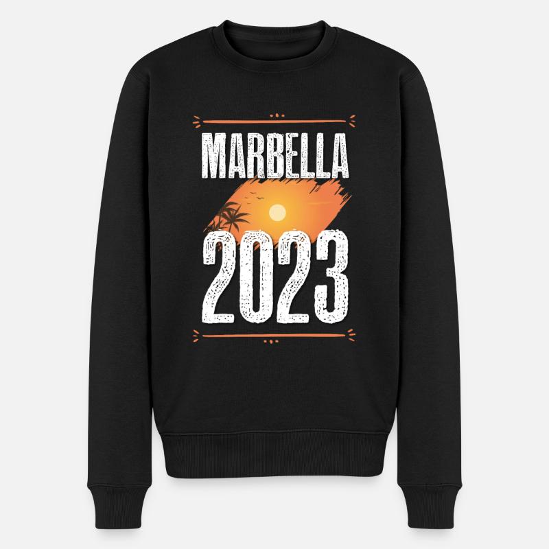 Marbella 2023 - Pull Premium bio Homme - noir