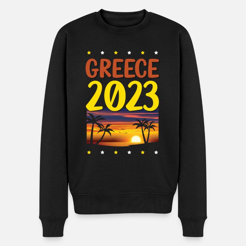 Grèce 2023 - Pull Premium bio Homme - noir