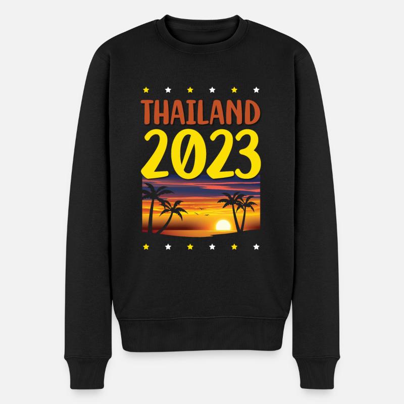 Thaïlande 2023 - Pull Premium bio Homme - noir