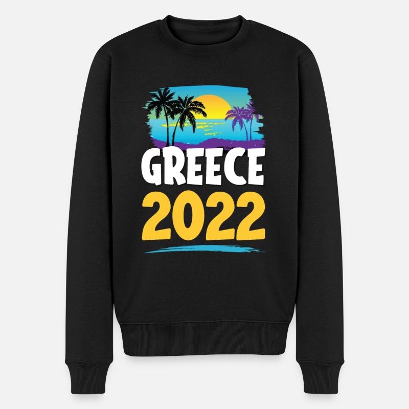 Grèce 2023 - Pull Premium bio Homme - noir