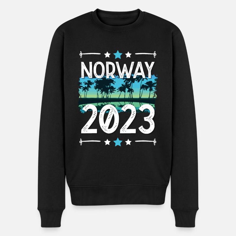 Norvège 2023 - Pull Premium bio Homme - noir
