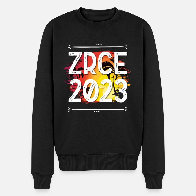 Zrce 2023 - Männer Premium Bio Pullover - Schwarz