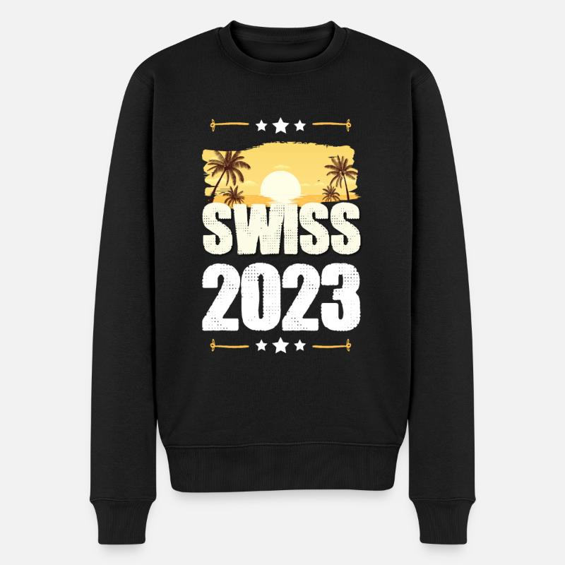 Suisse 2023 - Pull Premium bio Homme - noir