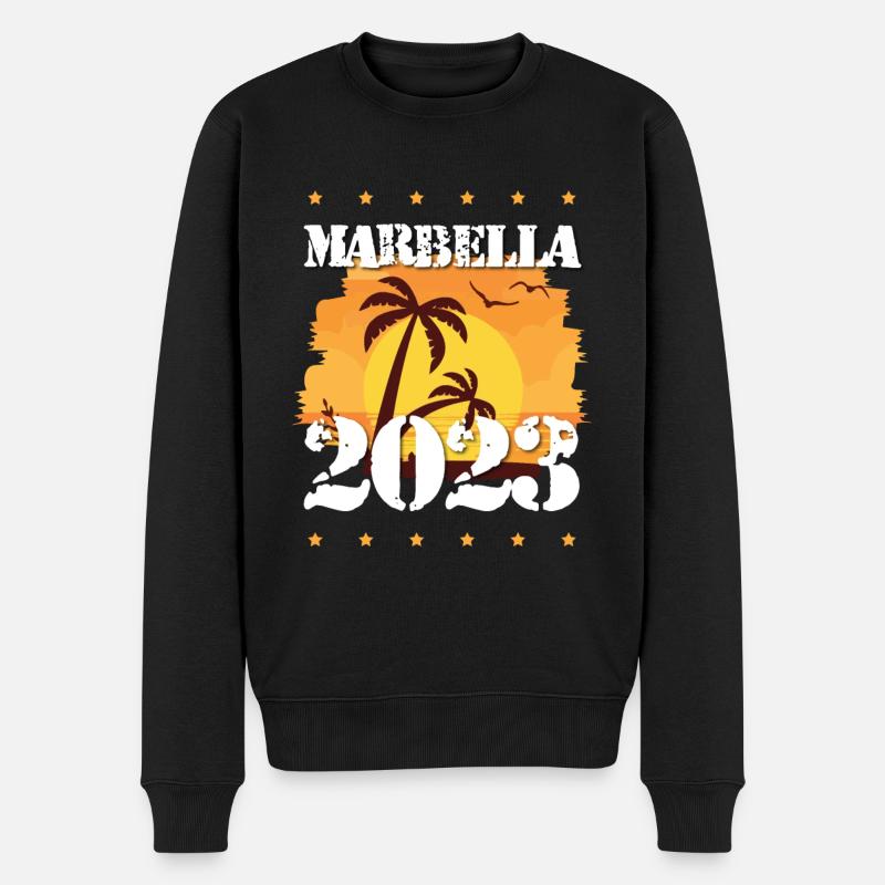 Marbella 2023 - Pull Premium bio Homme - noir