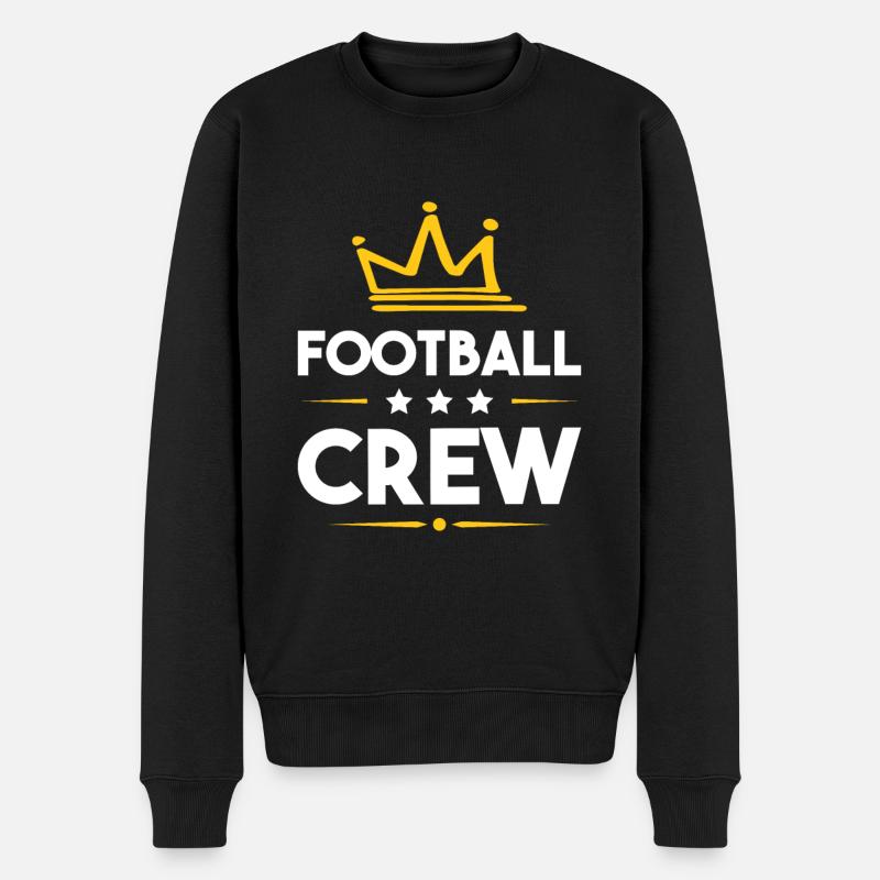 Équipe de football - Pull Premium bio Homme - noir