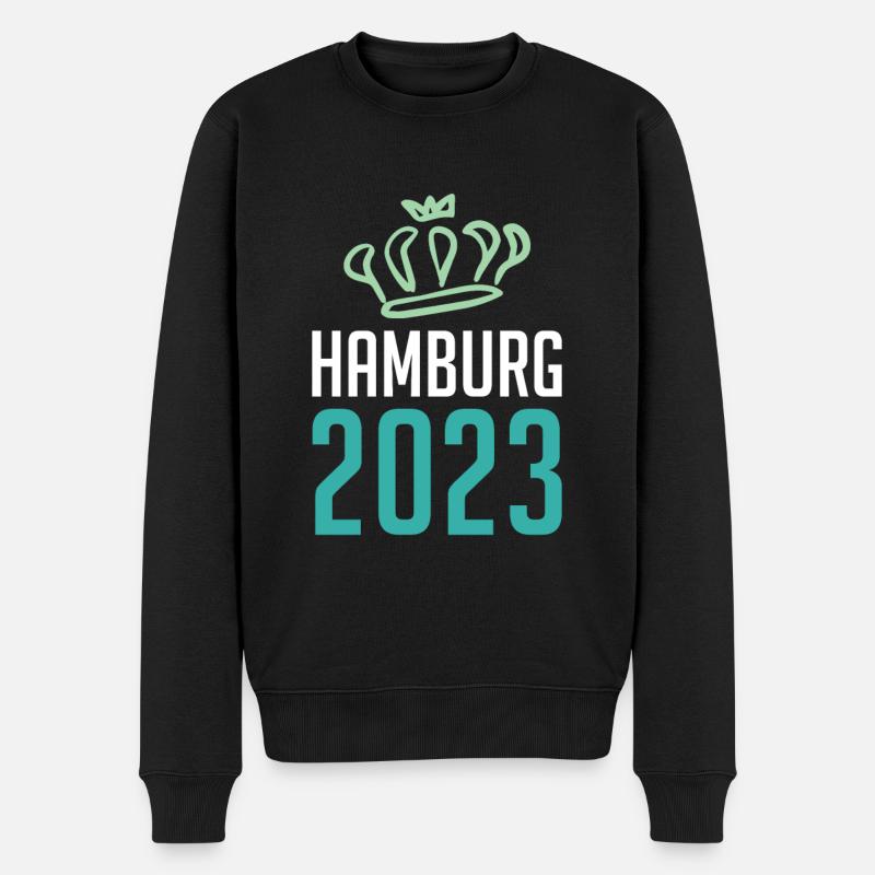 Hambourg 2023 Krone - Pull Premium bio Homme - noir