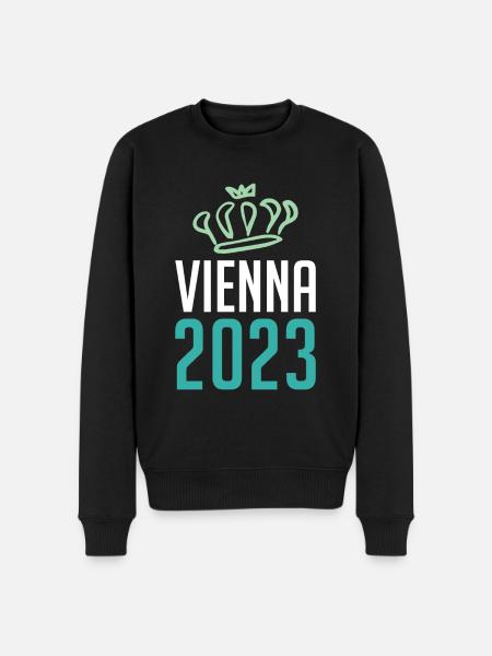 Vienna 2023 Wien Krone - Men's Premium Organic Jumper - black