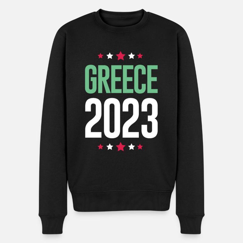 Grèce 2023 - Pull Premium bio Homme - noir