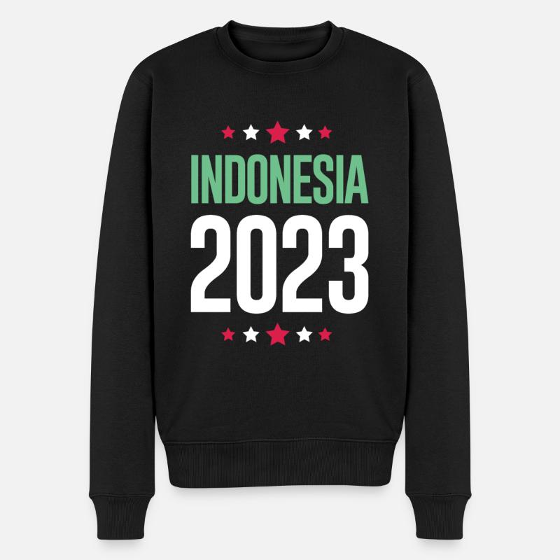 Indonésie 2023 - Pull Premium bio Homme - noir