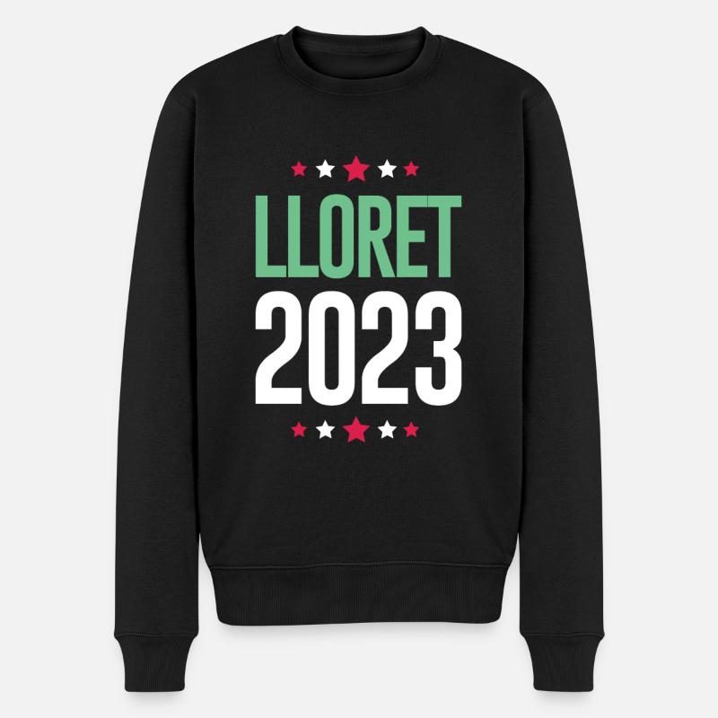 Lloret De Mar 2023 - Männer Premium Bio Pullover - Schwarz