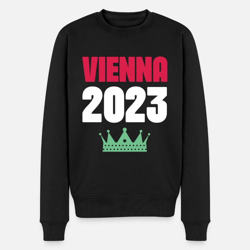 Vienne 2023 Wien Krone - Pull Premium bio Homme - noir