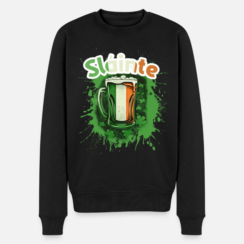Saint Patrick Slainte - Pull Premium bio Homme - noir