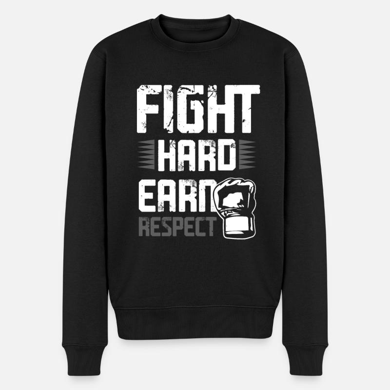 MMA Respect - Pull Premium bio Homme - noir