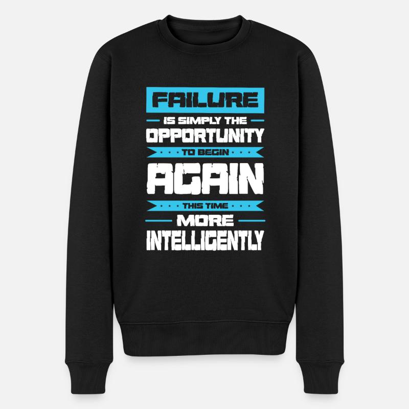 Succès réussi - Pull Premium bio Homme - noir