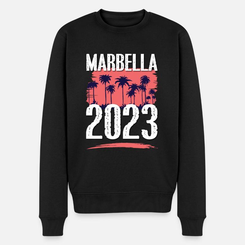 Marbella 2023 - Pull Premium bio Homme - noir